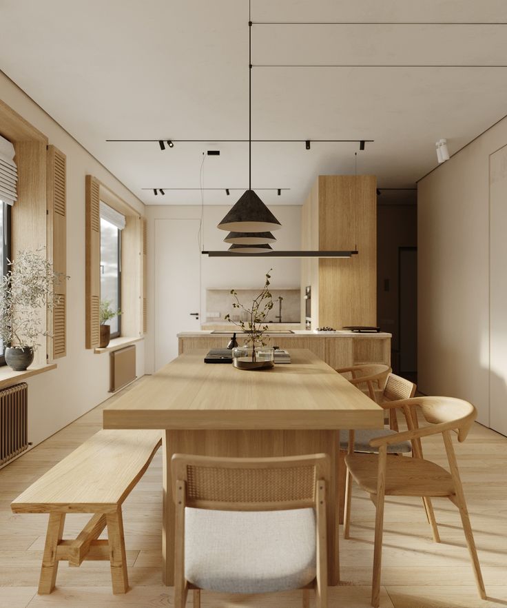 Architecture of Silence — bedroom with rattan wardrobe